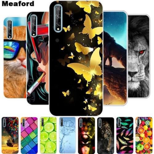 For Huawei PSmart S Case Soft Silicone Back Case for Huawei P Smart S Cover For Huawei P Smart S 2020 6.3" bumper fashion Case