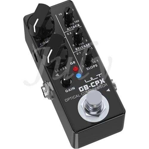 Electric guitar bass compression effector singular effector