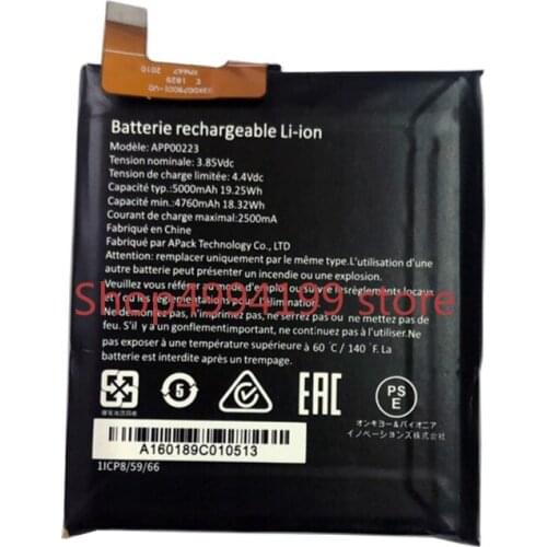 Hekiy 100% Original 5000mAh Battery Replacement for CAT S41 APP00223 Batteries Bateria