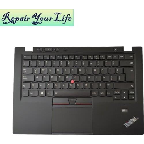 Laptop keyboard LA Latin for Lenovo ThinkPad X1 2013 0C02180 04Y0789 6M 4RQ backlit keys black with palmrest C hot-selling