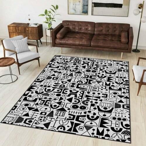 Modern pattern living room carpet, mat, bed room rug