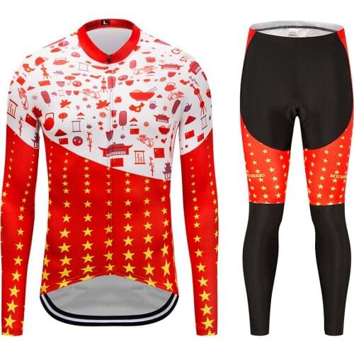 Autumn outdoor sports professional cycling equipment with long sleeves