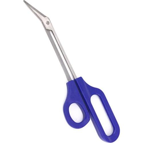 Plastic Long Handle Gauze Bandage Scissors Long-billed Cranes Professional Scissors For Cutter Foot Skin Toenails Beauty Tool