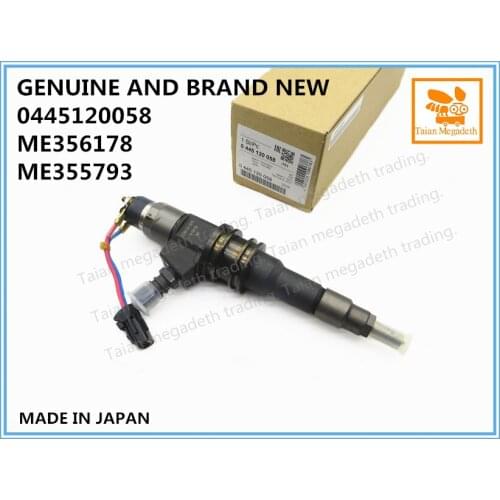 GENUINE AND BRAND NEW FUEL INJECTOR 0445120058, ME356178, ME355793