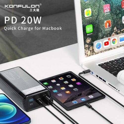 Power Bank 50000mAh PD20 W Fast Charging QC 22.5W Powerbank 50000 mAh External Battery Charger Poverbank For iPhone VIVOSamsung