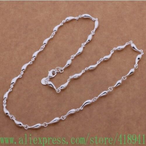 Silver Plated Necklace, Silver Plated fashion jewelry Irregular line /etfankma buhakloa AN610
