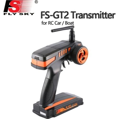 Flysky GT2 2 Channels 2.4GHz Radio Remote Control Transmitter Switch With FS-GR3E Receiver For RC Car Boat