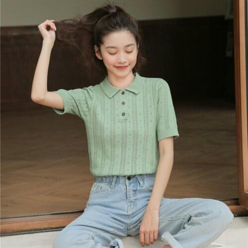 Rauivy Women's Knitted T-shirts