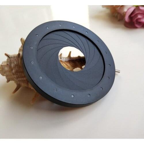 100pcs Adjustable Metal Iris Aperture Diaphragm for Microscope Digital Camera Telescope Light Regulator 2.5-44mm with 16 Blades