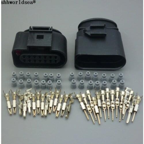 Shhworldsea 14 Pin 6X0973817 6X0973717 Auto 09G Gearbox Cable Socket 6X0 973 817 6X0 973 717 Waterproof Connector For VW Audi