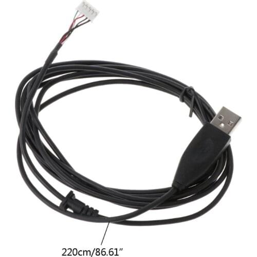 Replacement Durable USB Mouse Cable Mouse Lines for Logitech G300 G300S Mouse
