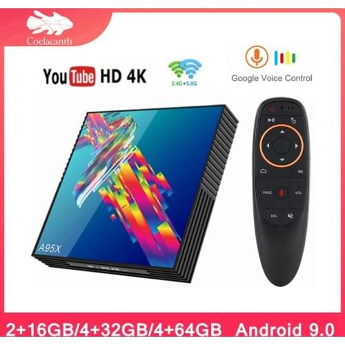 A95x R3 Smart TV Box RK3318 Android 9.0 TV Box 4K Quad Core tv Set-top Box Mini Media Player Netflix 4GB 32GB