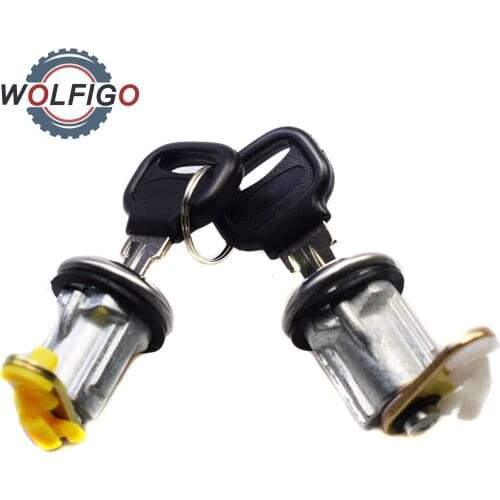 WOLFIGO DOOR LOCK SET L & R For 1979-1987 Mazda B2000 1982-1993 B2200 1987-1993 B2600 88-93 Ford Festiva BE32-76-210 BE32-76-220