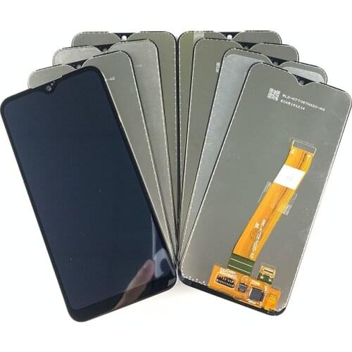 8 Piece/lot Amoled For Samsung Galaxy A01 LCD Display 5.7'' Touch Screen Digitizer Assembly Replacement For Samsung A015 LCD