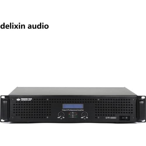 2 Channel Mosfet Amplifier Professional power amplifier RMS 2*900W at 8ohm Stereo Class D Amplifier line array Tulun play 4000D