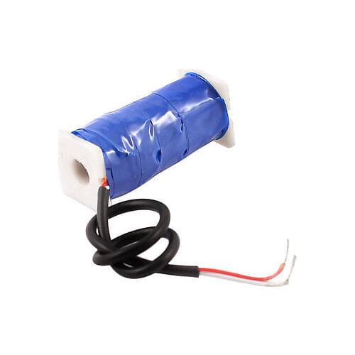 2mm Stroke 150g 0.33LB Force 7.2W Open Frame Solenoid Electromagnet DC 12V