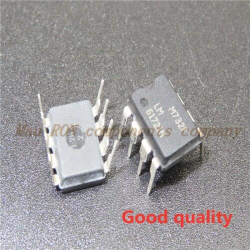 2PCS/LOT LM6172IN DIP8 Voltage Feedback Amplifiers LM6172 DIP-8 New original In Stock