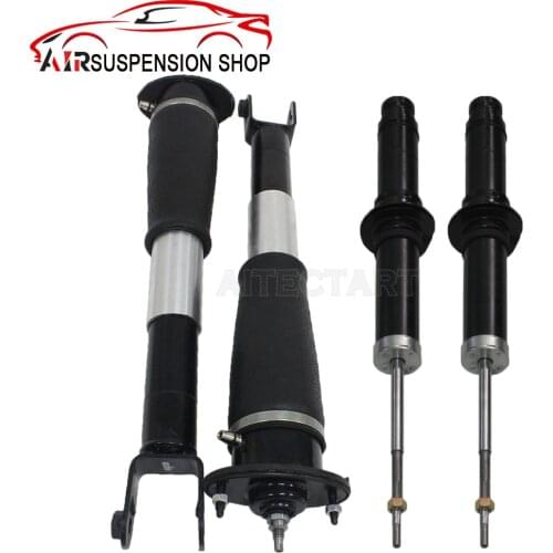 4x For Cadillac SRX 3.6L V6 4.6L V8 2004-2009 Air Suspension Rear+Front Shock Absorber Strut With Electric 19302764 19300030