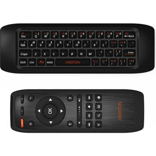 Viboton 2.4G Fly Air Mouse Raspberry Pi 3 Wireless Keyboard Remote Control Learning Keyboard Combo For Android Smart Tv Box Comp