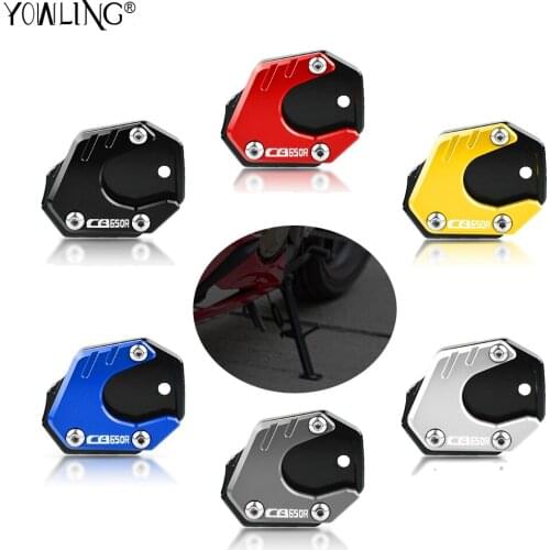 Side Stand Enlarge FOR HONDA CB650R CB 650R Neo Sports Cafe 2019-2020 Motorcycle Accessories CNC Aluminum Kickstand Extension