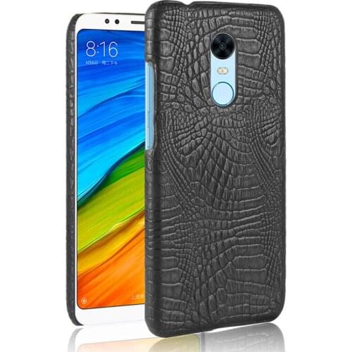 Xiaomi Redmi 5 Redmi5 Case Crocodile PU+PC Skin Back Cover Hard Phone Case for Xiaomi Redmi 5 Redmi5 Hard Shell Cover