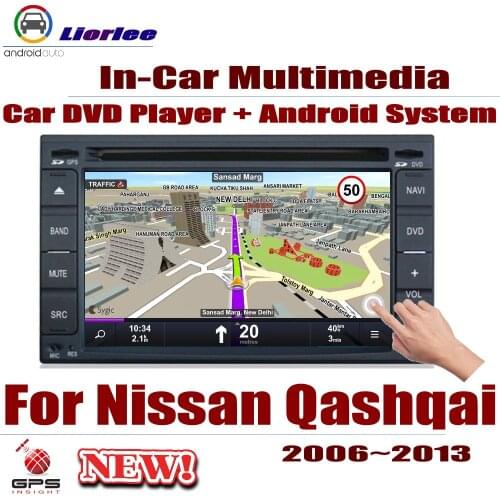 For Nissan Qashqai (J10) Dualis 2006-2013 Car Android System RockChip PX5 1080P IPS LCD Screen DVD Player GPS Navigation