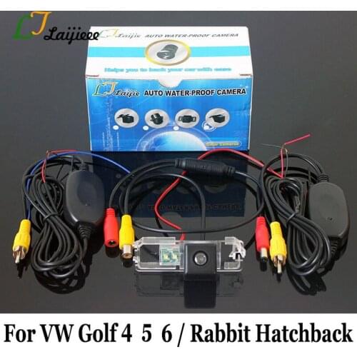 For Volkswagen Golf4 Golf5 Golf6 VW Golf 4 5 6 Rabbit Hatchback / Wireless Parking Camera / HD CCD Night Vision Rear View Camera
