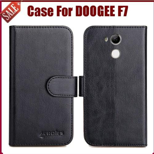 Hot Sale! DOOGEE F7 Case High Quality 6 Colors Flip Leather Exclusive Protective Cover For DOOGEE F7 Case
