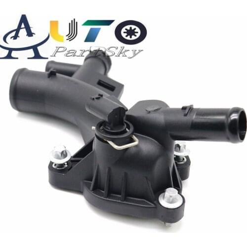 Engine Coolant Thermostat Housing Assembly Water Pump Outlet for Chevrolet for Buick Auto Part 25193922 55565334 1338030 1338489