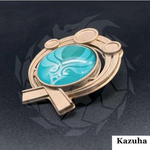 Cosplay Gods Eye Game Genshin Impact Resin Props Anime Project Badge Pin Halloween Accessories Xmas Decoration