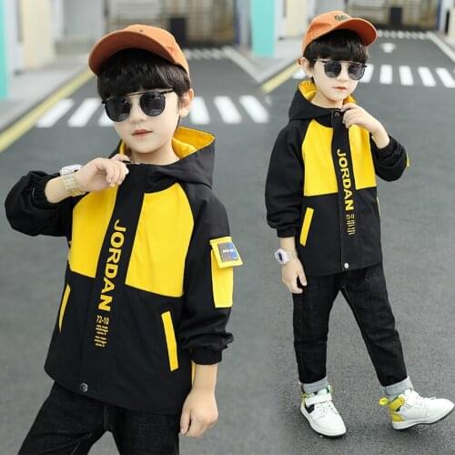 Vintage Spring Autumn Boy Coat Jackets Overcoat Top Kids Teenage Gift Children Clothes Gift Formal School High Quality