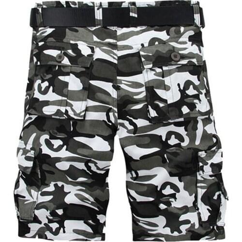 HOT 2020 Summer Camouflage Overalls Cargo Knee Length shorts Men tactical military bermuda masculina short homme erkek shorts