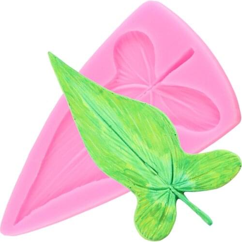 Leaf Silicone Mold Cake Border Fondant Molds Cake Decorating Tools Chocolate Gumpaste Mould Candy Making Moulds
