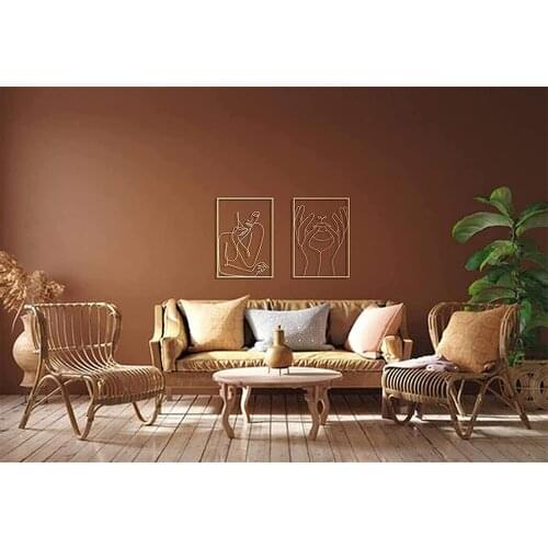 Minimalist Line Art Print Gold F Art Acrylic Wall Decor Modern Abstract Female Sexy Body Unique Wall Art For Bedroom Home Decor