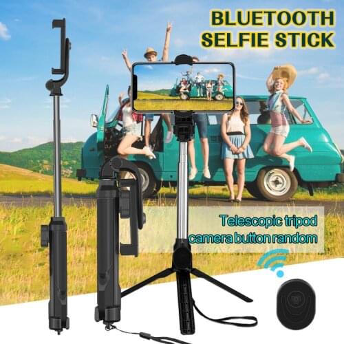 Mobile phone selfie stick with LED fill light and shutter remote control, anti-shake stabilization, PTZ live support, tripod