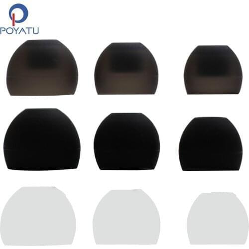 POYATU Tips Earbuds Silicone Eartips for SoundPEATS Sonic Wireless Ear buds TWS Replacement In Ear Tips Buds