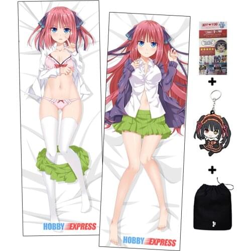 Hobby Express Nino Nakano Dakimakura Japanese Otaku Waifu Hugging Body Pillow Cover ADP96007