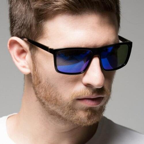 Classic Sunglasses For Men Brand Square Glasses Male Driving Coating Sun Glasses UV400 Sunglass Shades gafas de sol