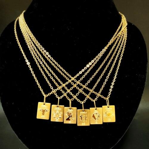 Женские кулоны знаки зодиака Somodos China At AliExpress