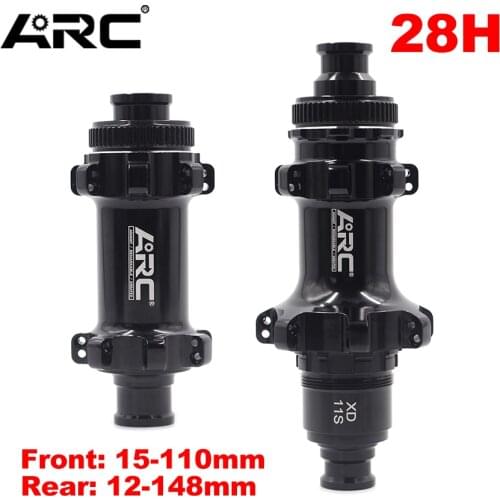 ARC boost hub MTB bike thru axle Straight pull center lock disc front rear wheel hub 15 110mm 12 148mm xd bicycle hub 28 hole