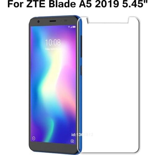 ZTE Blade A5 2019 Tempered Glass 9H High Quality Protective Film Screen Protector Phone Cover Glass For ZTE Blade A 5 2019 5.45"