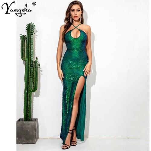 Sexy Backless maxi Sequin woman dress women summer clothes club outfits bodycon vintage Party Dress elegant Long dresses vestido