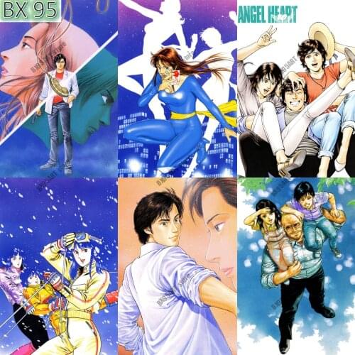 Diamond Embroidery Full Round Anime 5D DIY Diamond Painting City Hunter Cross Stitch Kits Mosaic Gift Home Decoration Picture