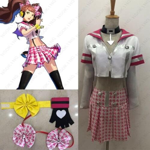 Anime Persona 4 Kujikawa Rise Cosplay Costume custom-made