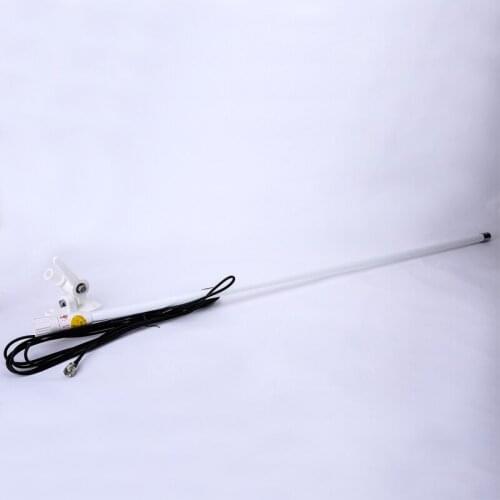 Fiberglass Antenna 156MHz 1.2M length Marine Antenna SL-16 Connector with Antenna Base Unit for Fishing Boat Yacht