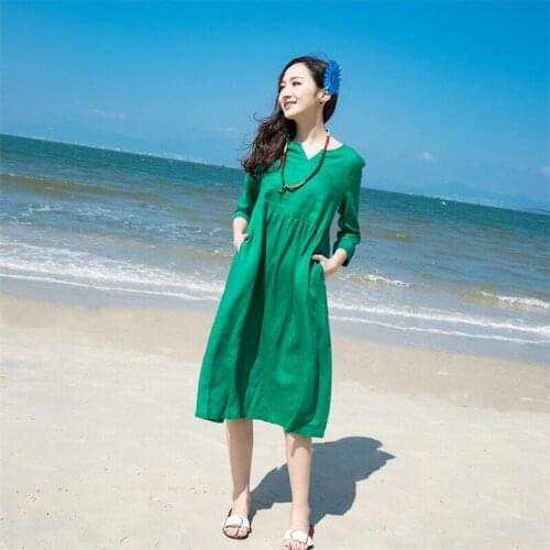 Asyabuykal Summer Dresses With Sleeves