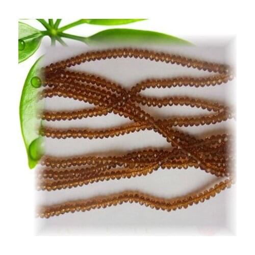 Free shipping 3MM 4MM Amber Colour AAA quality Crystal Glass Faced Rondelle Bead For Jewelry Making Trimming Beads