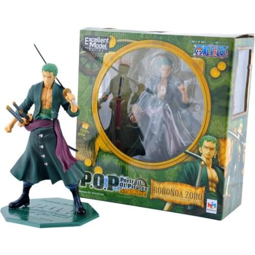 Anime One Piece 23cm P.O.P POP Roronoa Zoro After 2 Years PVC Figure Toy PVC Action Figure Collection Model Toy