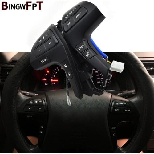 84250-0E220 84250-0E120 Auto Steering Wheel Audio Control Button Switch For TOYOTA HILUX VIGO COROLLA CAMRY HIGHLANDER INNOVA