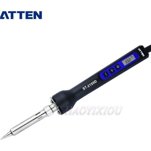 ATTEN Soldering Iron kit ST-2150D 220V/110V with Digital LCD Display Temperature Adjustable Tips Electric soldering iron